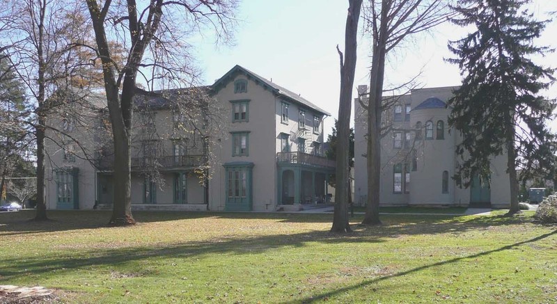 Present day Irving and Columbian Hall that were converted into private apartments in the late 1930s.