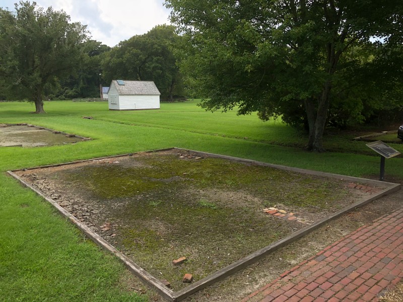 Foundation of the Meat Rations Building