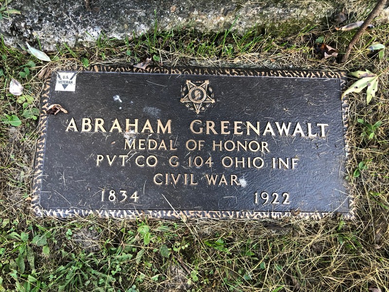 Abraham Greenawalt Medal of Honor Marker