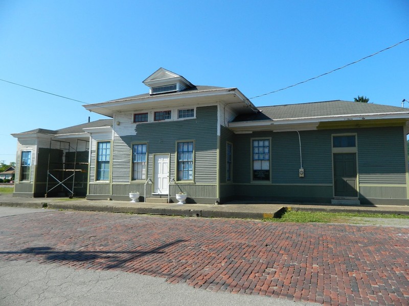 The Depot during the beginning of its 2018 Restoration