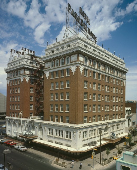 The hotel as it appeared in the 1970s.