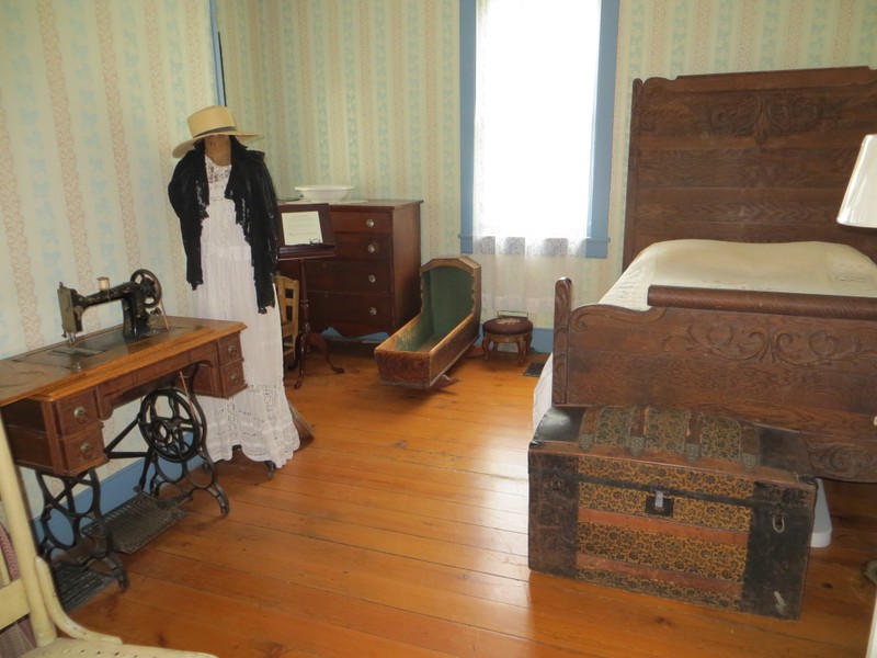 First floor bedroom. 3 of the Yender's 4 sons were born in the bed shown here.