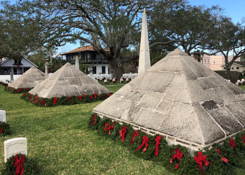 St. Augustine National Cemetery Pyramids - 2017