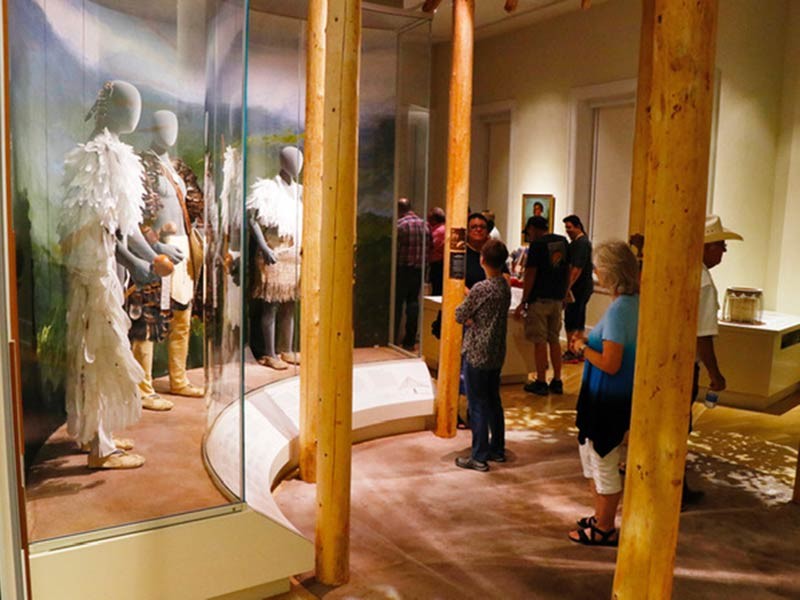 Exhibits in the Cherokee National History Museum 