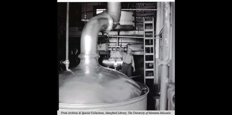 Brewing Tank in the Garden City Brewery, unknown date