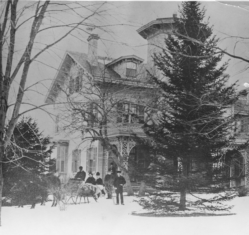 Building, Photograph, White, Snow