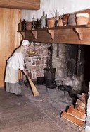 Fireplace Inside Henry Antes House