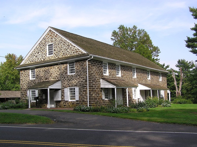 Evesham Friends Meeting House located in what is now Mount Laurel