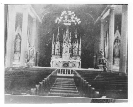 interior of St. Stephen's previous location at 2nd and Mulberry streets