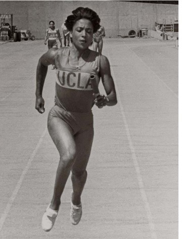 During Florence's career she was one of the many women athletes to compete in NCAA first combined Track & Field championships. SI Staff courtesy of UCLA Athletic Dept. shares Florence Griffith Joyner during her career as one of UCLA's student athlete training.