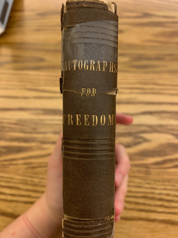 "Autographs for Freedom." (1853)