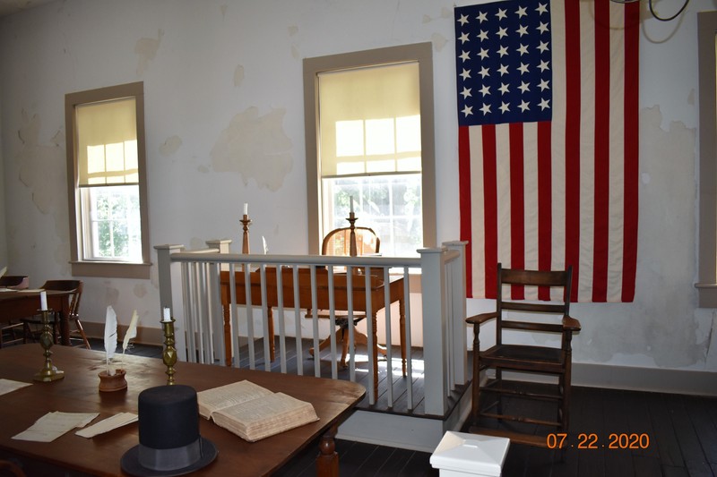 Room, Flag, Flag of the united states, Table