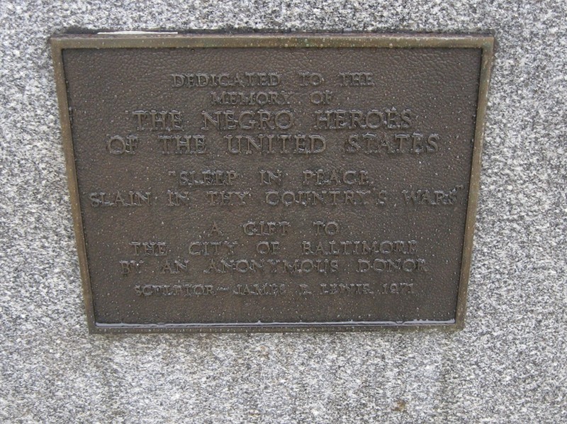 A Close-Up of the commemorative plaque 