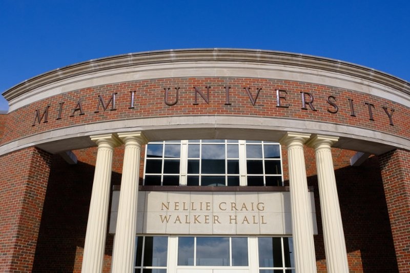 The front entrance of the building dedicated to Nellie Craig