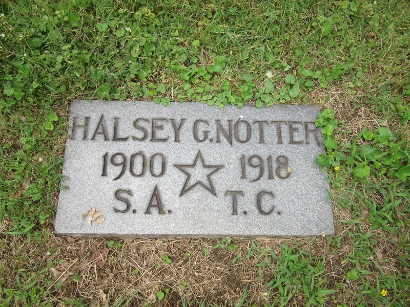 Headstone at Spring Hill Cemetery