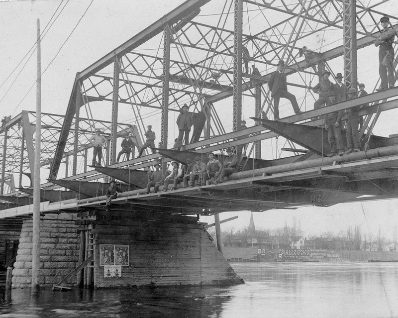 Water, Sky, Lake, Girder bridge