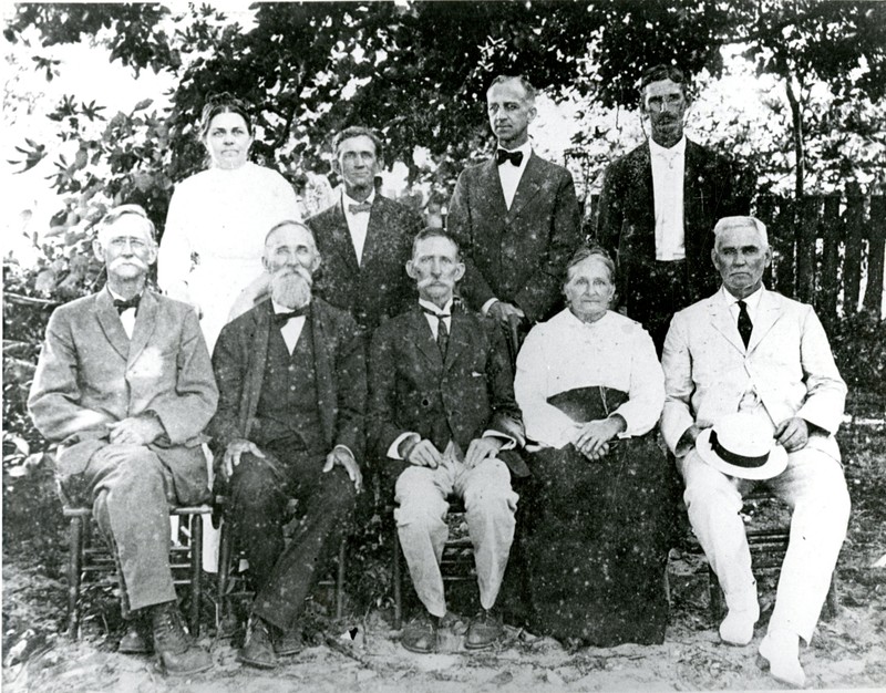 Adult children of Daniel and Margaret McMullen, circa 1920. 