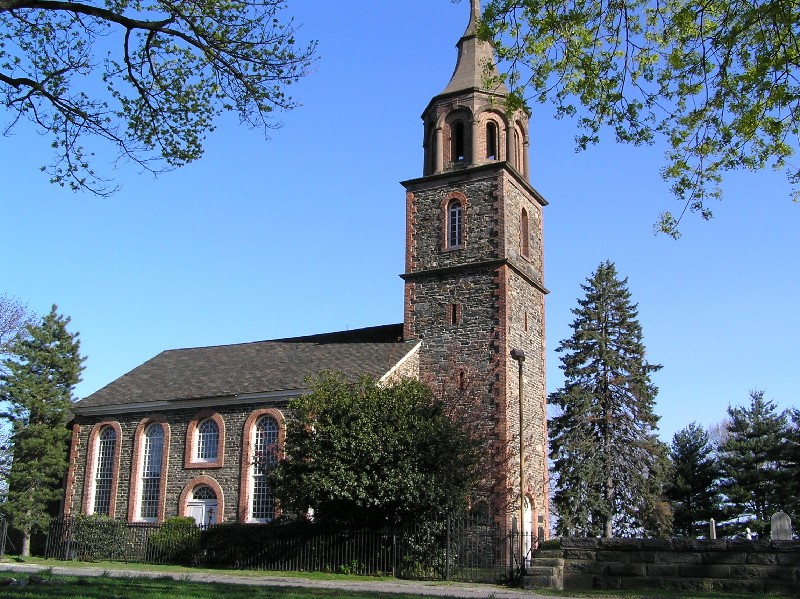 Saint Paul's Church, which was used as a hospital for the British Army following the battle