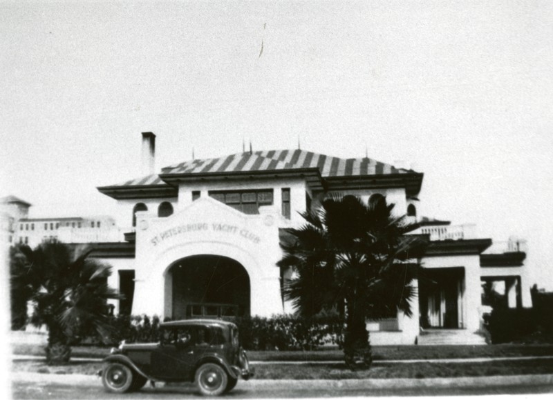 St. Petersburg Yacht Club, St. Petersburg, Florida, circa 1930.