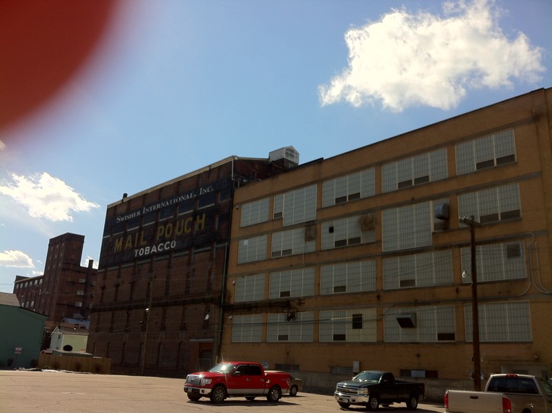 Bloch Brother's building from parking lot