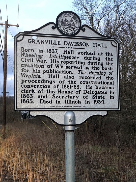 Granville Davisson Hall Highway Historical Marker