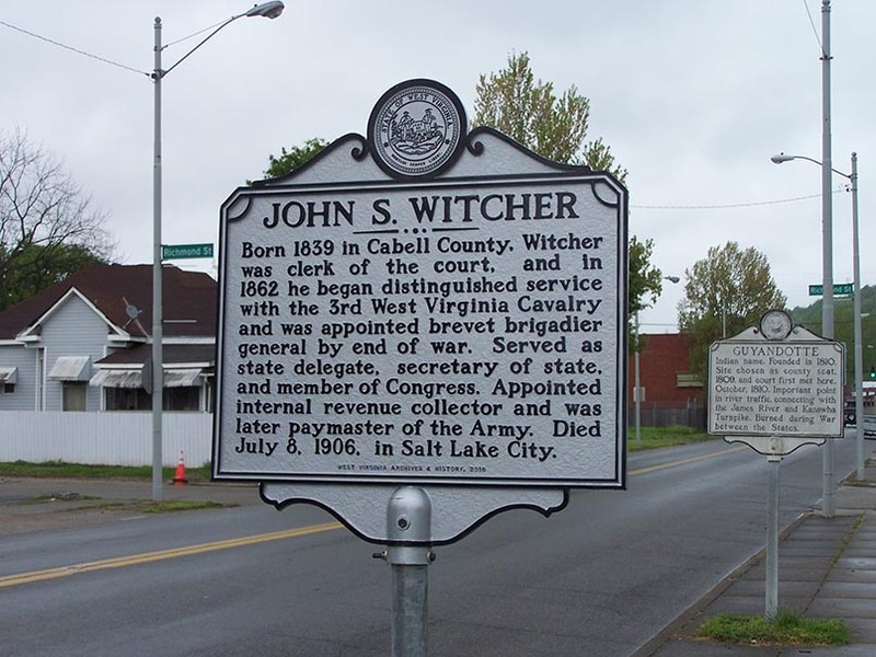 John S. Witcher Highway Historical Marker 