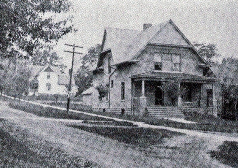 Edward Samuel Barnes House, south and east elevations, 1907