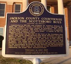 Picture of the plaque in front of the Courthouse