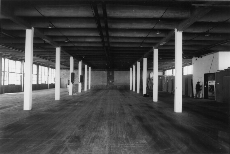 Inside the former factory 1998