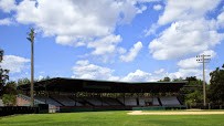 bleachers at the J. P. Small Memorial Stadium