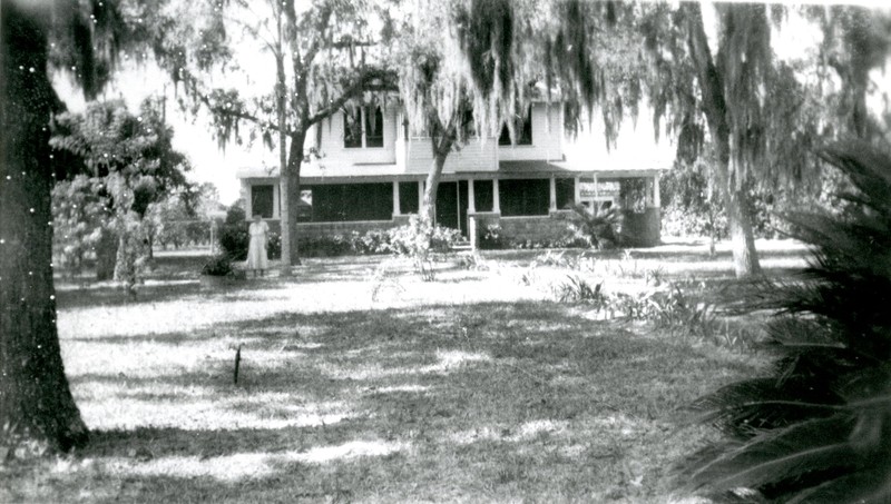 Walsingham House at original site, Largo, Florida, 1949.