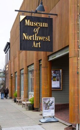 The Museum of Northwest Art was founded in 1981 and showcases art from the Northwest region.