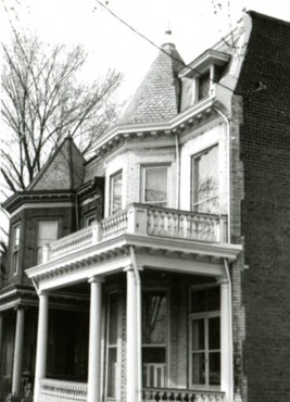 circa 1978. One of the many homes found in the District. Courtesy of VCU