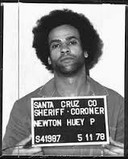 Huey Newton arrest mugshot.