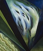 O'Keeffe's Blue and Green Music (1921)