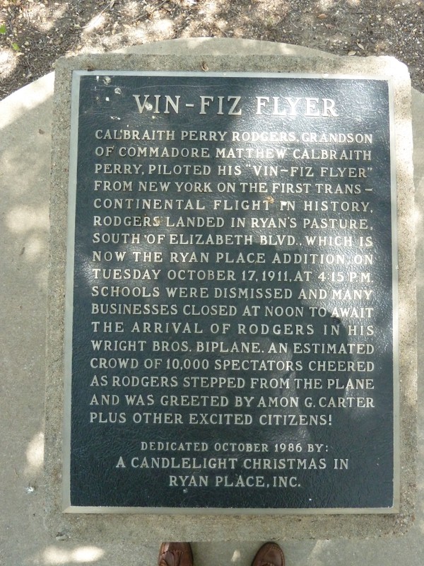 Vin-Fiz Flyer Plaque