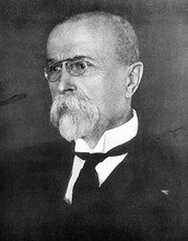 Photograph of the first president of Czechoslovakia from 1925.