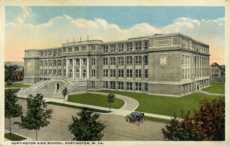 Postcard of Huntington High School