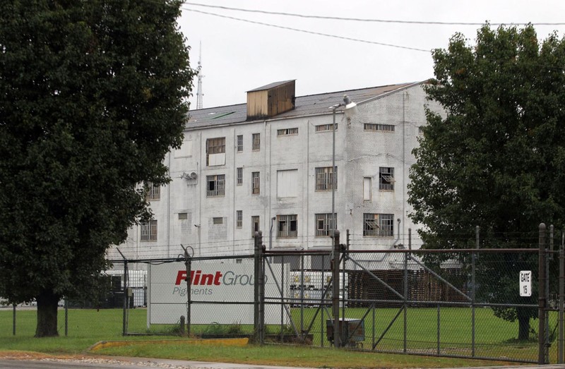 The Flint Group Pigments plant, circa 2017