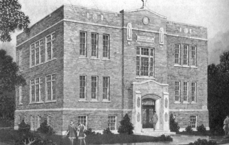 Architect's rendering of Presentation School, which opened in 1929.