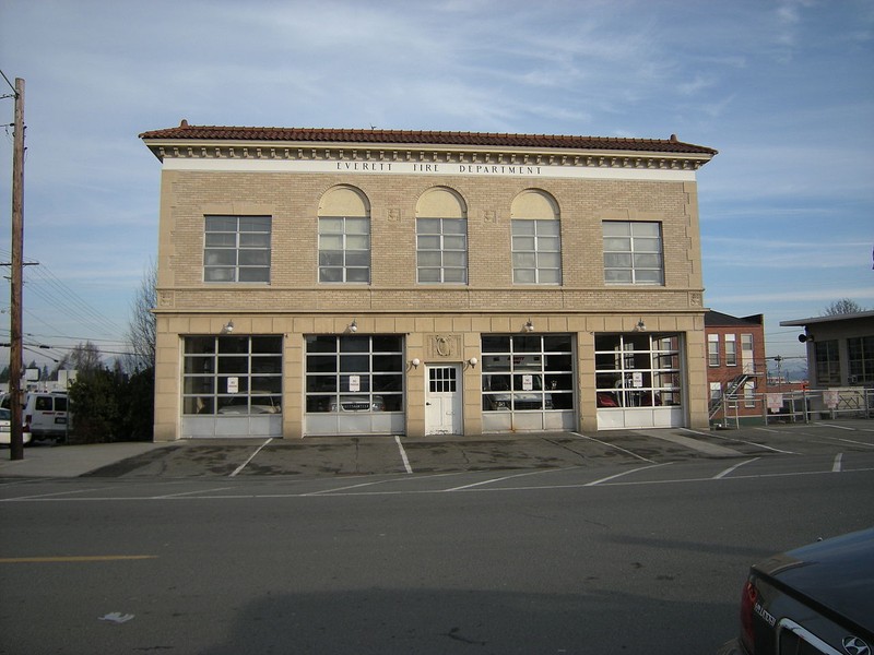 Everett Fire Station No. 2 was built in 1925 and functions today as a training facility.