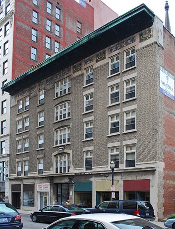 Also known as the Harmony Building, the Business Women's Club met here between 1899 and 1911