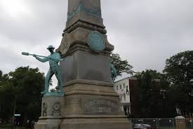 The monument is now located in Brandenburg, Kentucky