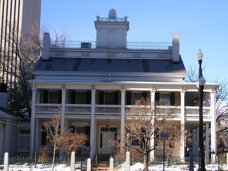 Beehive house: Constructed in 1854, two years before the Lion House. The Beehive house was constructed in 1854, two years before the Lion House. 