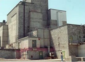 The main reactor building today