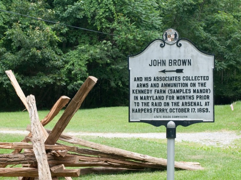 John Brown historical marker.