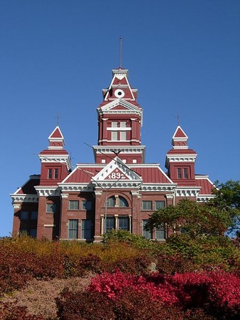 The historic Old City Hall Building was erected in 1892 and is one of three buildings that make up the Whatcom Museum.