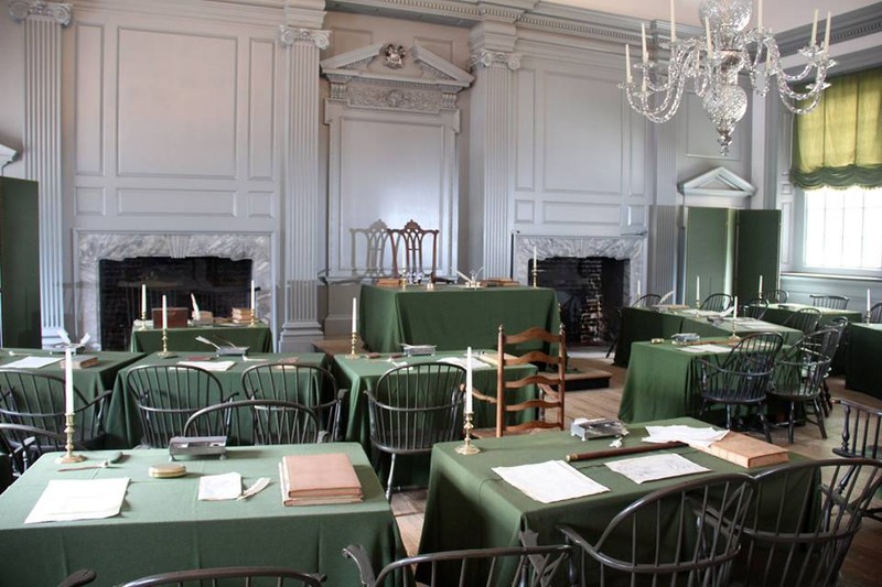 In the Assembly Room, visitors can witness the very place where the Declaration of Independence and the U.S. Constitution were both signed