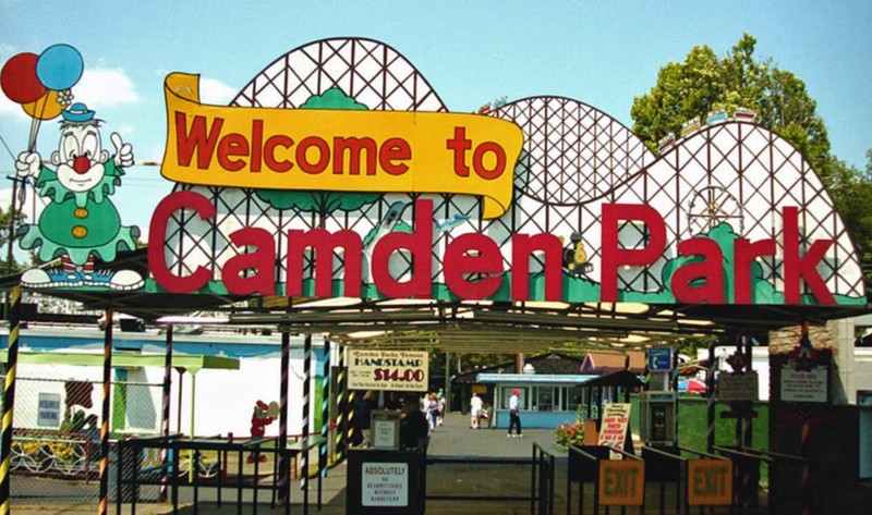 The present-day front gates of Camden Park.