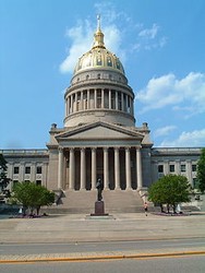 West Virginia's State Capitol was constructed from 1924 to 1932 and the building is the tallest in the state. 